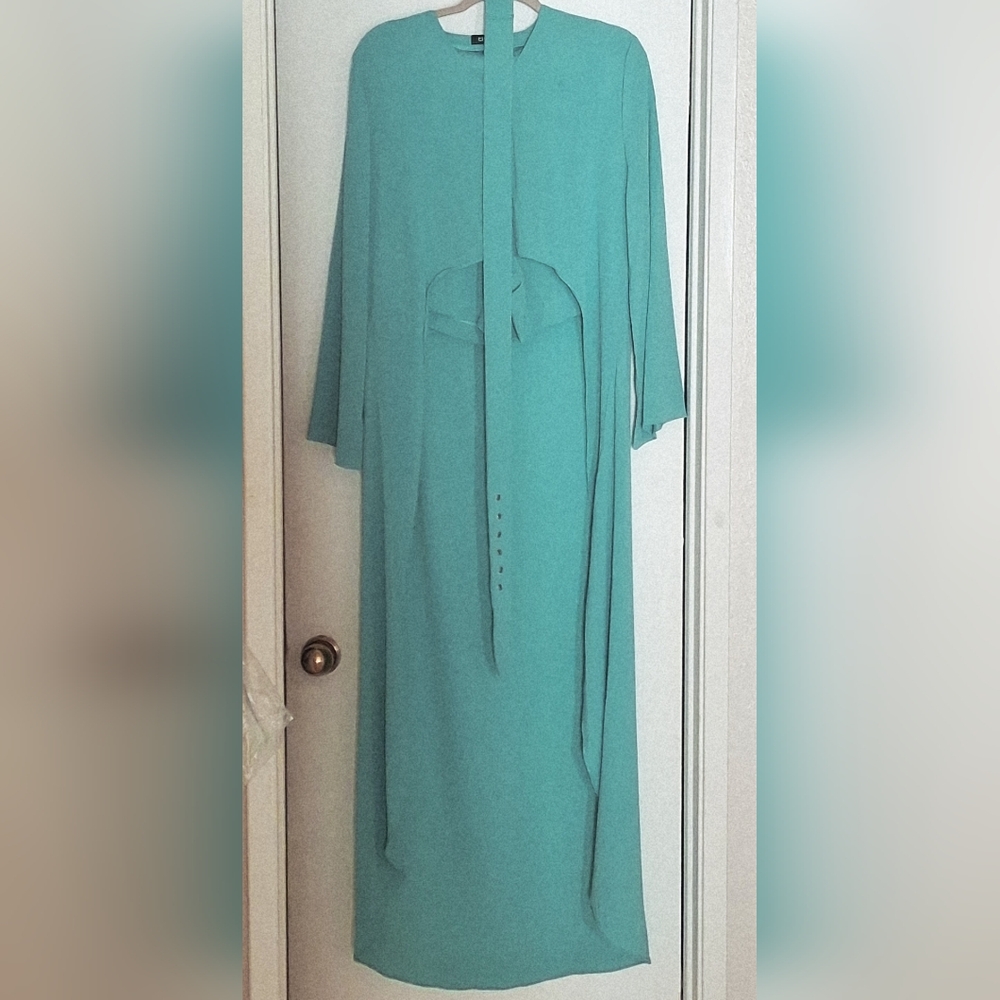 Chic Me 2pc Short Set, Pastel Jade, Size L